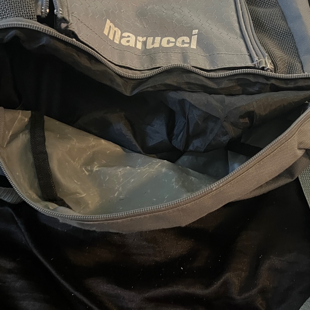 Gray Backpack For Ball Players - image 3